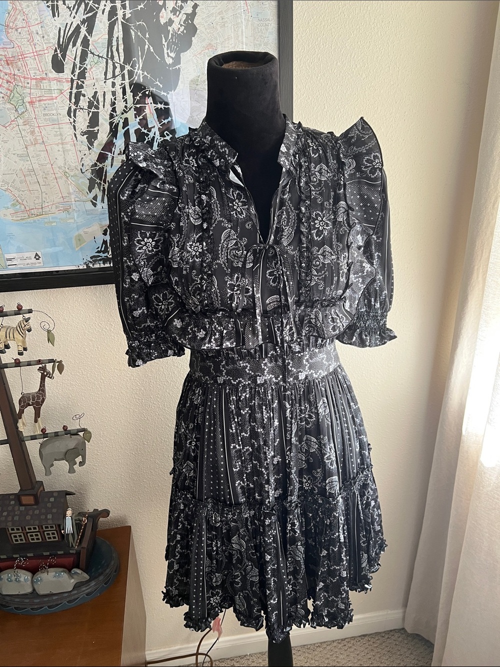 Britton Dress Hunter Bell XS